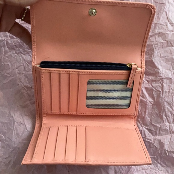 Light pink coral peachy dooney and Bourke wallet - Picture 2 of 4
